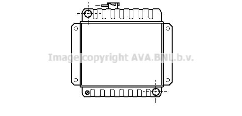 AVA QUALITY COOLING Радиатор, охлаждение двигателя BW2002